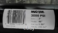Maxim 288-347 3 In Bore Dia 48 In Stroke 3000 Max PSI Welded Hydraulic Cylinder