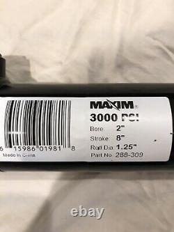 Maxim Hydraulic Cylinder 288-309 2 Bore 8 Stroke (30 Available)