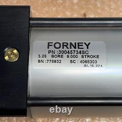 NEW NO BOX- FORNEY 30045734SC 3.25 Bore 9 Stroke Hydraulic Cylinder + Warranty