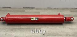 NorTrac Heavy-Duty Welded Hydraulic Cylinder 3000 PSI 5in Bore 30in Stroke P-12A