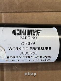 Pair Chief Hydraulic Cylinders 1.50 Bore X 20 Stroke NEW