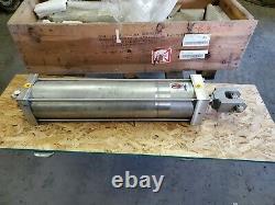 Pair of Atlas 6 Bore x 24 Stroke Stainless Steel Hydraulic Cylinder's