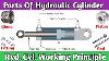 Parts Of Hydraulic Cylinder Hydraulic Cylinder Working U0026 Principle