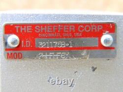 Sheffer 2 bore X 6 stroke hydraulic cylinder 3000 psi 2HHFHF6Y