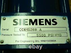 Siemens 4 bore X 18 stroke hydraulic cylinder 5500 psi