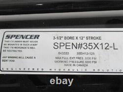 Spencer 643333, 35X12-L, SH Series 3.5 Bore x 12 Stroke Hydraulic Cylinder