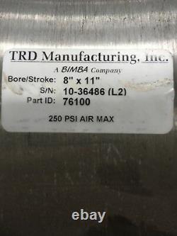 TRD NFPA Stainless Steel Cylinder Bore/Stroke 8x11 Part ID 76100 250 PSI