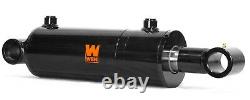WEN WT4008 Cross Tube Hydraulic Cylinder with 4-inch Bore and 8-inch Stroke