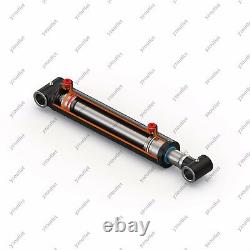 2 Embouts, 36 Avc, Cylindre Hydraulique Soudé Cross Tube