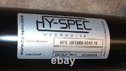 Cylindre Hydraulique 300psi Hy-spec Hys 25fem08-asae-10 2,5 Bore 8 Stroke Nouveau