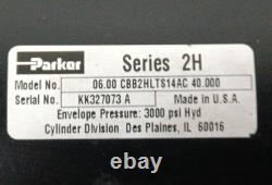 Cylindre Hydraulique Parker Cbb2hlts14ac Series 2h 6 Bore 40 Stroke