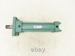 Cylindre de presse hydraulique à alésage de 80 mm, course de 250 mm et montage à bride.