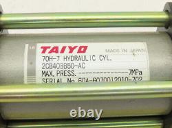 Cylindre hydraulique Taiyo 2CB40BB50-AC, 40mm de diamètre, 50mm de course, à double effet