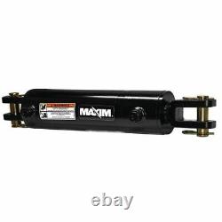Maxim 288422 Wc Cylindre Hydraulique Soudé 2,5 Bore X 20 Stroke 1,5 Rod