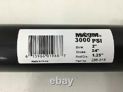 Maxim 288-316 Cylindre Hydraulique 2 Bore 24 Stroke