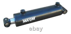 Maxim 3000 Psi Wt Cylindre Hydraulique Soudé Avec 6 Po. Arrière X 16 Po. Accidents Cérébraux