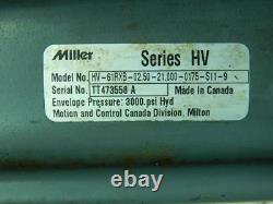 Miller Stroke 21 Bore 2-1/2 Rod 1-3/4 3000 Cylindre Hydraulique Psi
