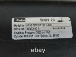 Parker Phea33201 Cylindre Hydraulique 4 Bore 5 Stroke 13 Rod Projection