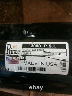 Prince Hydraulic Cylinder 3000 Psi 6 Bore 48 Stroke Sae 22048 USA