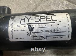 (QTY 1) Vérin hydraulique Hy-Spec 3 pouces de diamètre 16 pouces de course 1,5 pouce de tige HYS 30MAL16-10