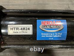 Vérin hydraulique Hercules Tie Rod HTR-4024, 4 pouces de diamètre, 24 pouces de course, tige de 1,75 pouces